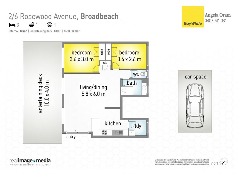 2/6 Rosewood Avenue, Broadbeach QLD 4218