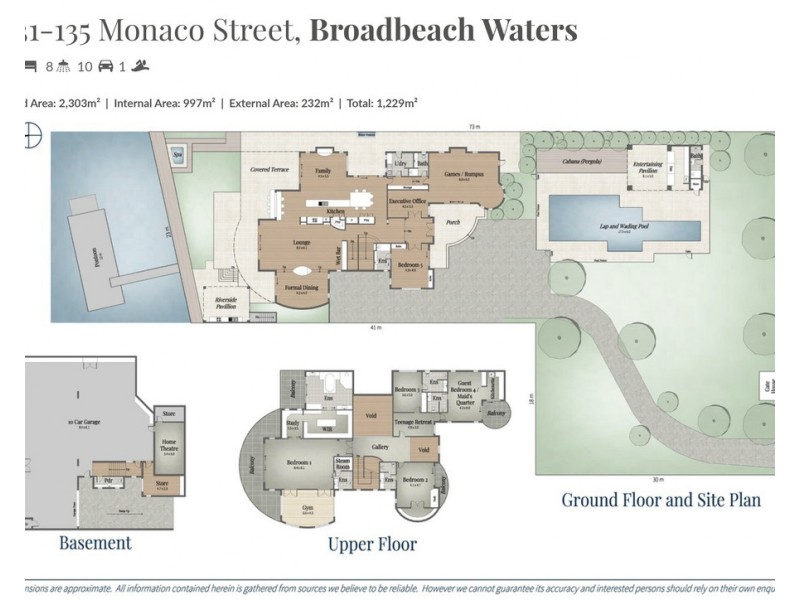 131-135 Monaco Street, Broadbeach Waters QLD 4218 Floorplan