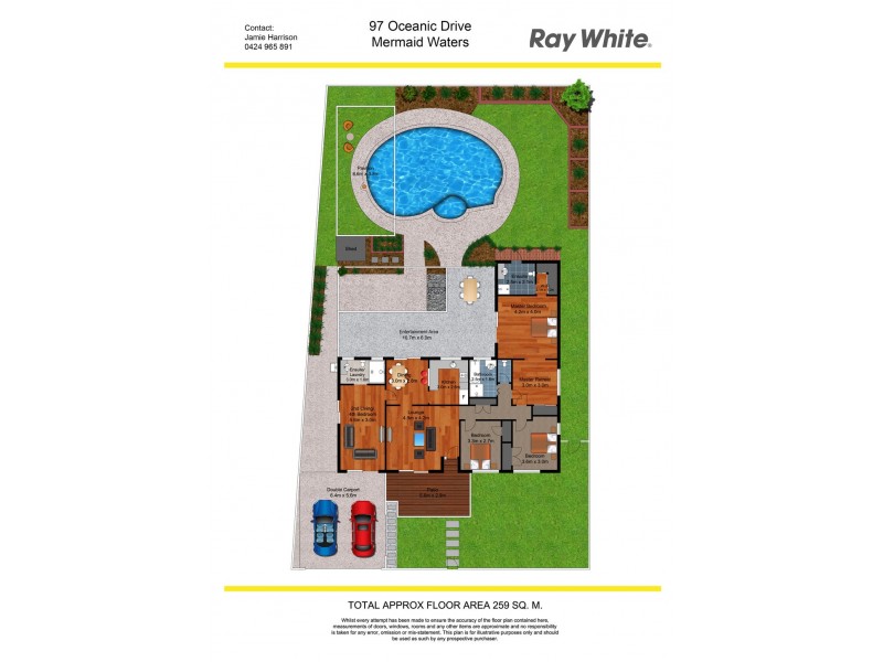 97 Oceanic Drive, Mermaid Waters QLD 4218 Floorplan