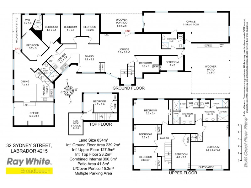 30 and 32 Sydney Street, Labrador QLD 4215 Floorplan