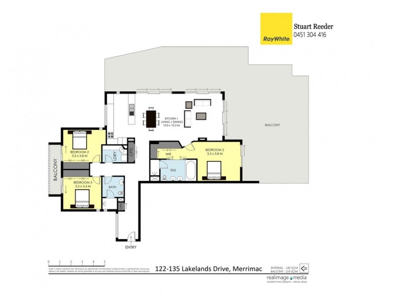 121/135 Lakelands Drive, Merrimac QLD 4226 Floorplan