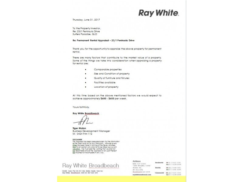 23 ‘Point Bennelong’ 1 Peninsular Drive, Surfers Paradise QLD 4217