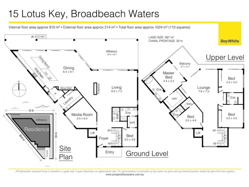 15 Lotus Key, Broadbeach Waters QLD 4218 Floorplan