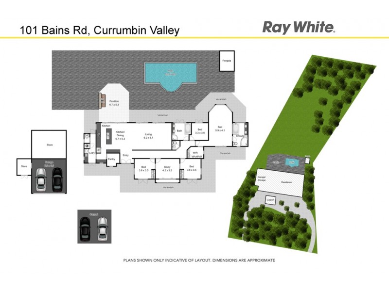 101 Bains Road, Currumbin Valley QLD 4223 Floorplan