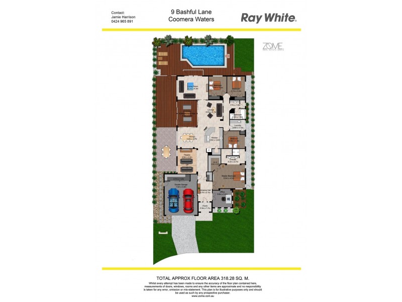 9 Bashful Lane, Coomera Waters QLD 4209 Floorplan