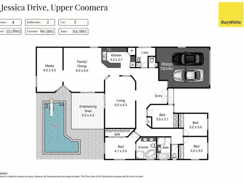 14 Jessica Drive, Upper Coomera QLD 4209 Floorplan