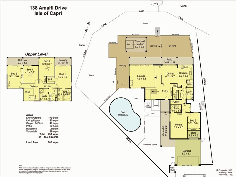 138 Amalfi Drive, Isle Of Capri QLD 4217 Floorplan