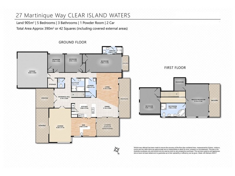 27 Martinique Way, Clear Island Waters QLD 4226 Floorplan