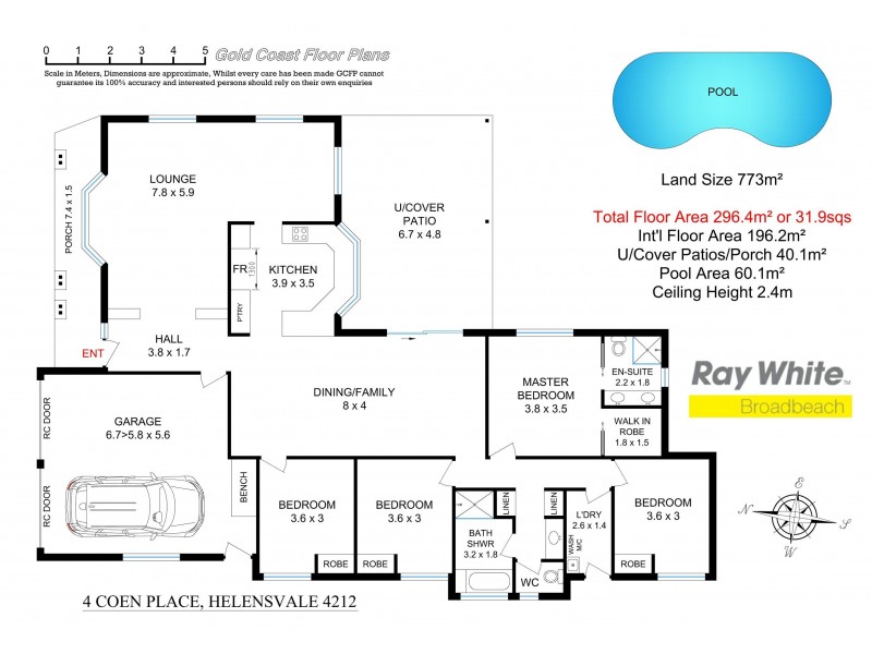 4 Coen Place, Helensvale QLD 4212 Floorplan