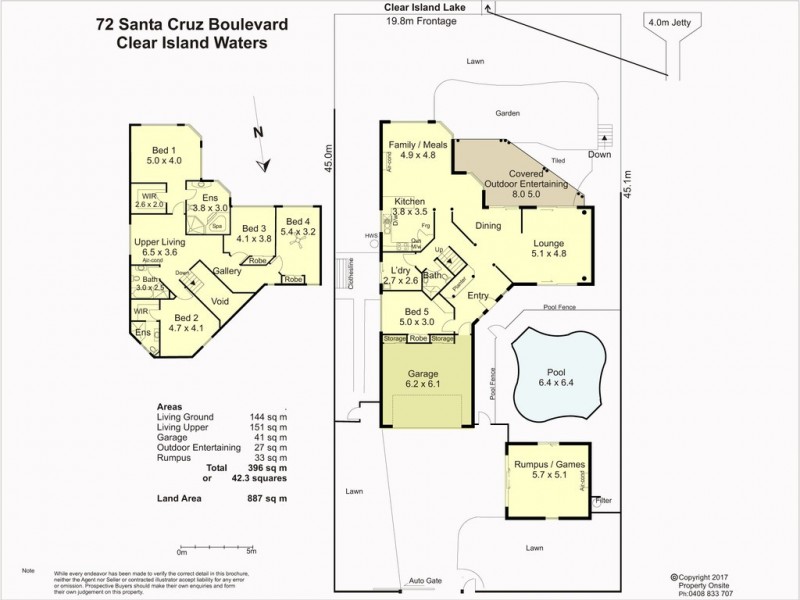 72 Santa Cruz Boulevard, Clear Island Waters QLD 4226 Floorplan