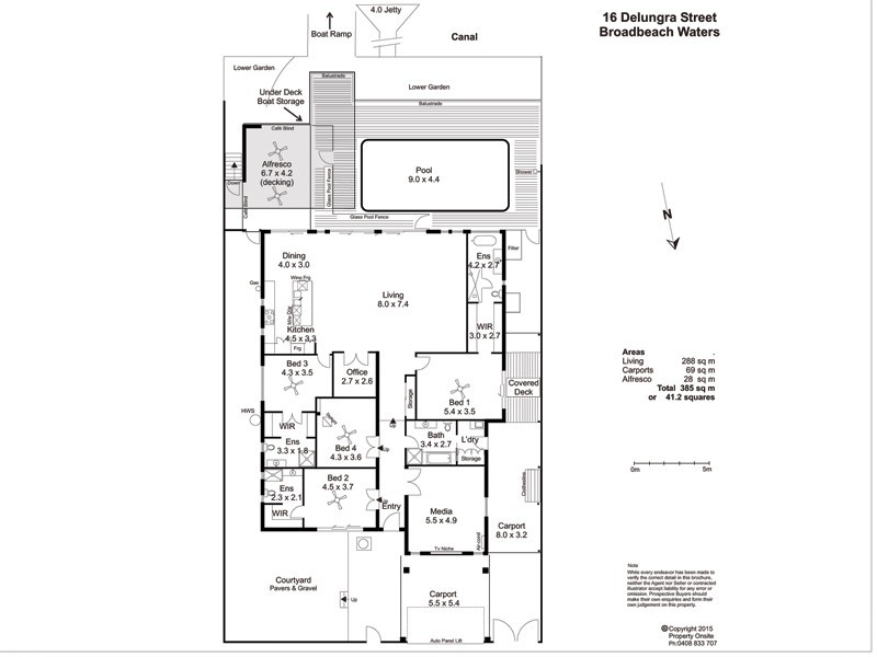 16 Delungra Street, Broadbeach Waters QLD 4218 Floorplan