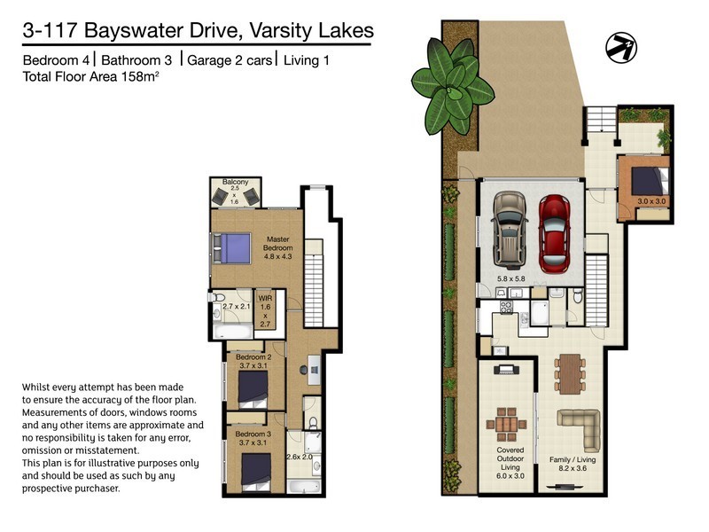 117 Bayswater Avenue, Varsity Lakes QLD 4227 Floorplan