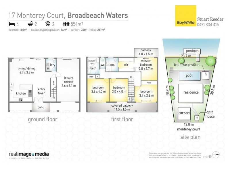 17 Monterey Court, Broadbeach Waters QLD 4218 Floorplan