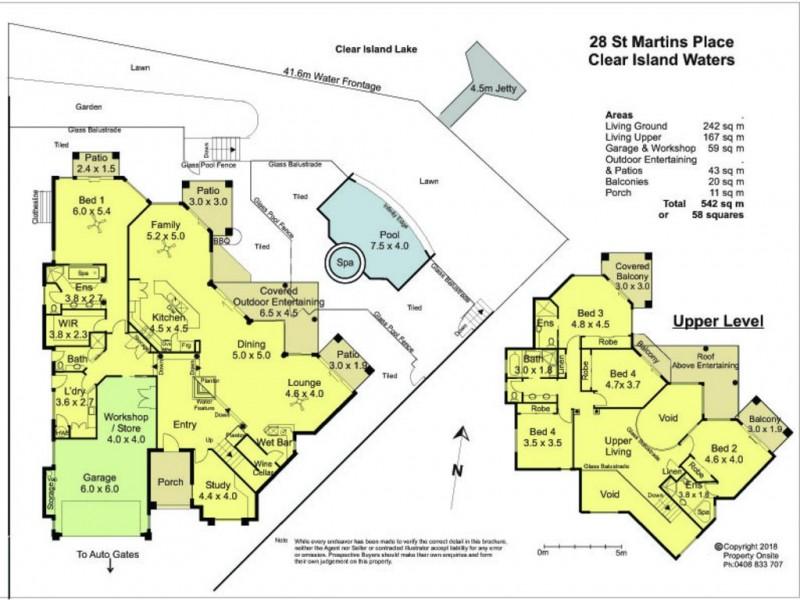 28 St Martin Place, Clear Island Waters QLD 4226 Floorplan