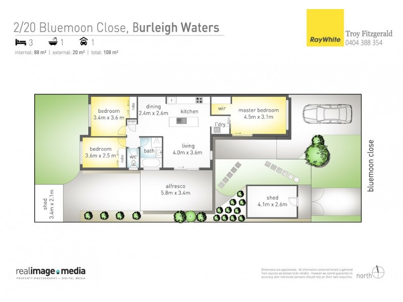 2/20 Bluemoon Close, Burleigh Waters QLD 4220