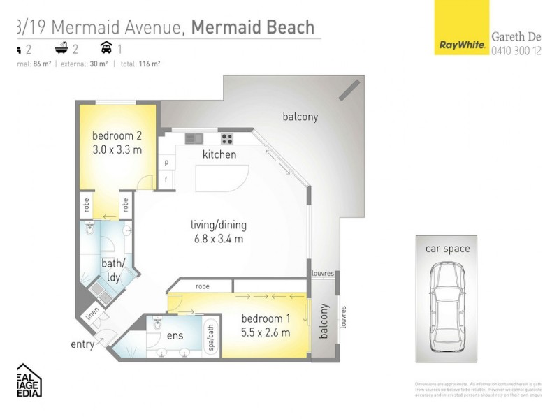 23/19 Mermaid Avenue ‘Alexis’, Mermaid Beach QLD 4218
