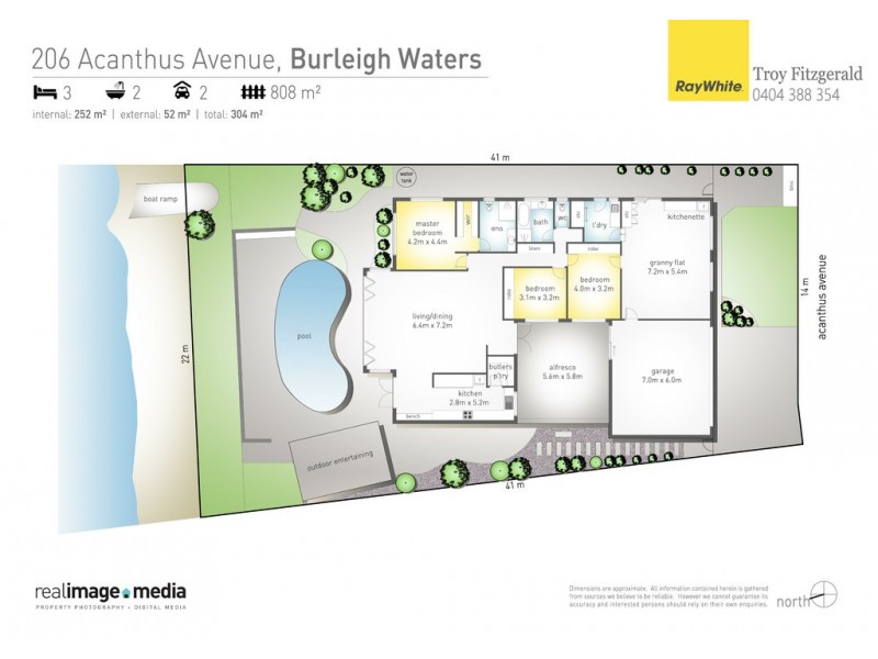 206 Acanthus Avenue, Burleigh Waters QLD 4220 Floorplan