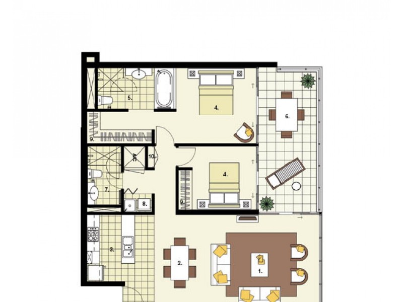 2309/33 T E Peters Drive ‘Freshwater Point’, Broadbeach Waters QLD 4218