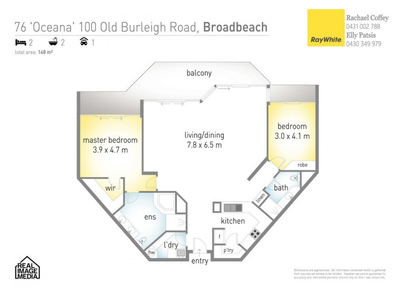 76 ‘Oceana On Broadbeach’ 100 Old Burleigh Road, Broadbeach QLD 4218 Floorplan