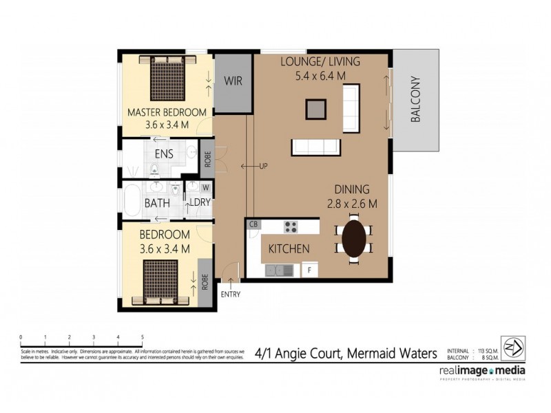 4/1 Angie Court, Mermaid Waters QLD 4218 Floorplan