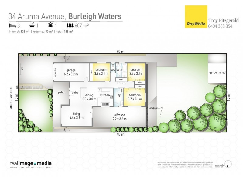 34 Aruma Avenue, Burleigh Waters QLD 4220 Floorplan