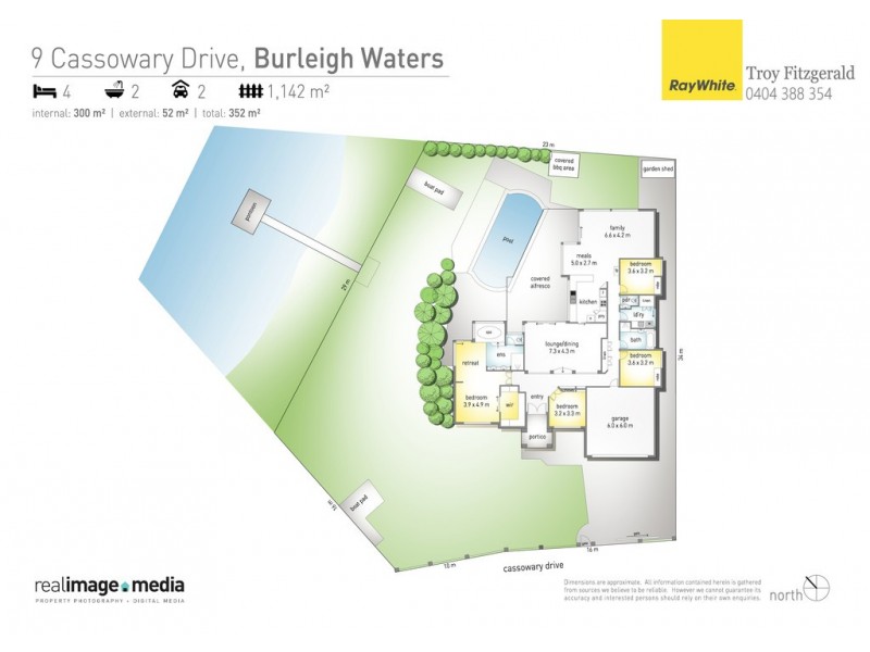 9 Cassowary Drive, Burleigh Waters QLD 4220 Floorplan