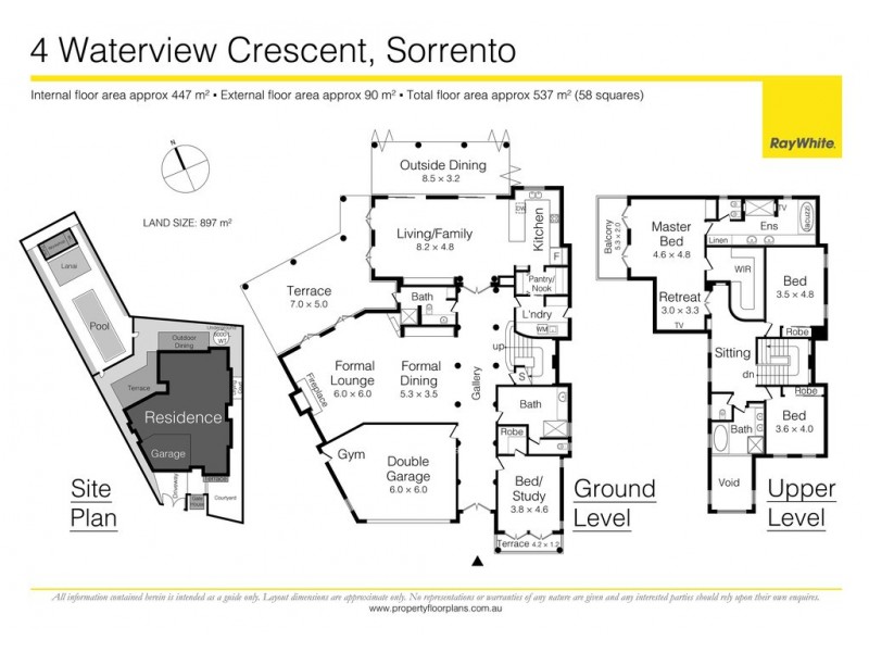 4 Waterview Crescent, Sorrento QLD 4217 Floorplan