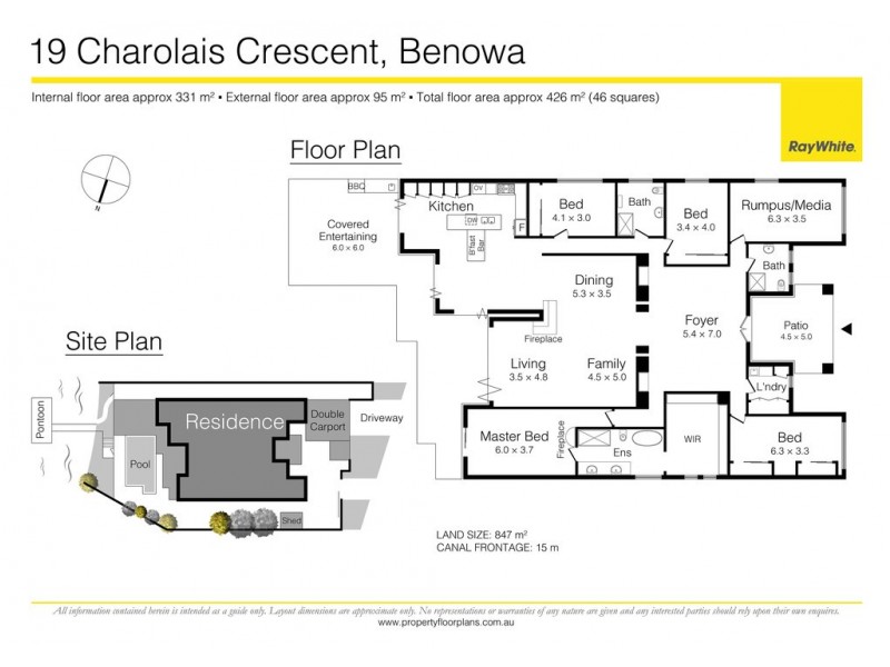 19 Charolais Crescent, Benowa Waters QLD 4217 Floorplan