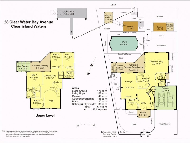 28 Clear Water Bay Avenue, Clear Island Waters QLD 4226 Floorplan
