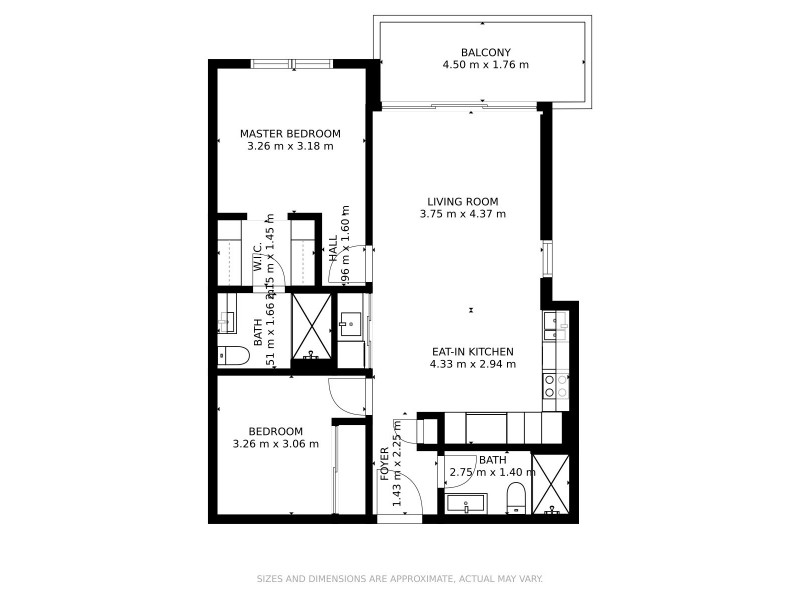 407/1 Hart Street, Ashmore QLD 4214 Floorplan