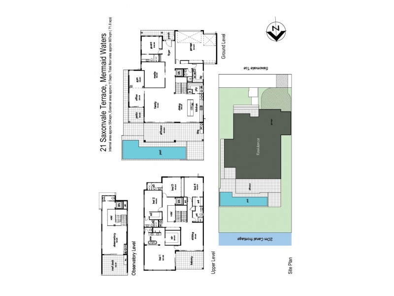 21 Saxonvale Terrace, Mermaid Waters QLD 4218 Floorplan