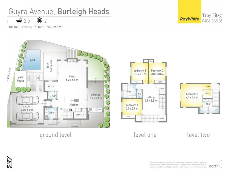 1 Guyra Avenue, Burleigh Heads QLD 4220 Floorplan