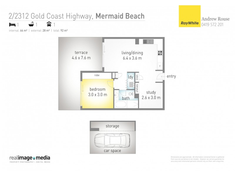 2 ‘Sunrise Cove’ 2312 Gold Coast Highway, Mermaid Beach QLD 4218 Floorplan