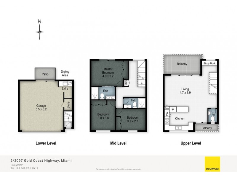 2/2097 Gold Coast Highway, Miami QLD 4220 Floorplan