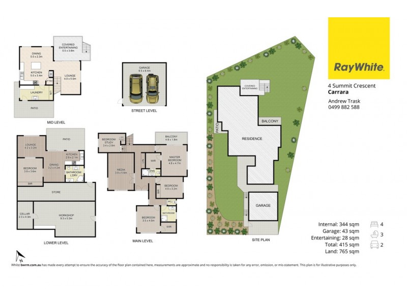 4 Summit Crescent, Carrara QLD 4211 Floorplan