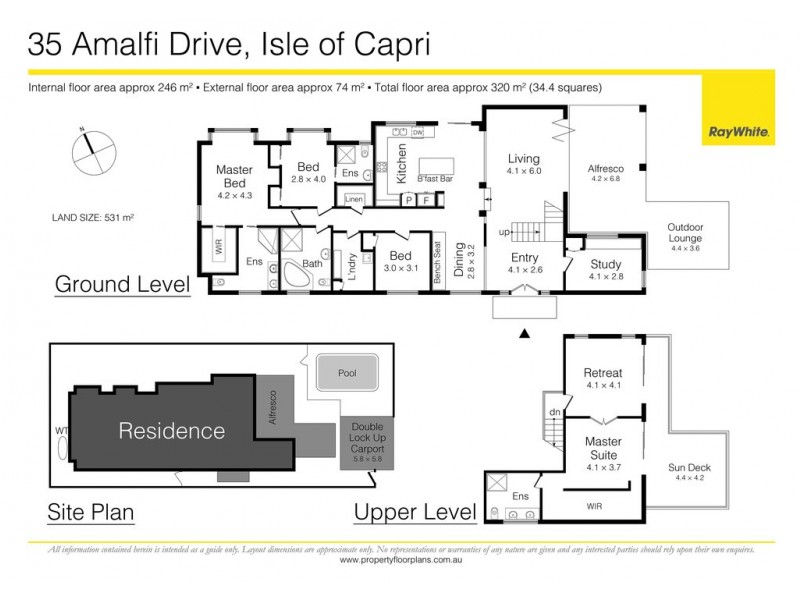 35 Amalfi Drive, Isle Of Capri QLD 4217 Floorplan