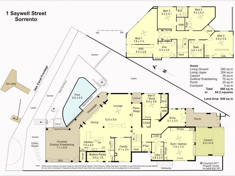 1 Saywell Street, Sorrento QLD 4217 Floorplan