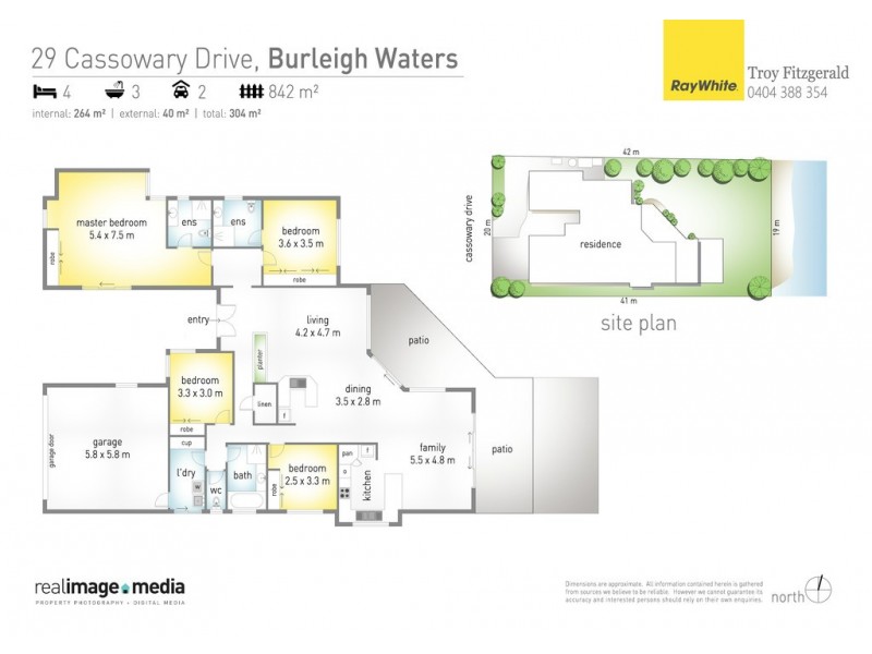 29 Cassowary Drive, Burleigh Waters QLD 4220 Floorplan