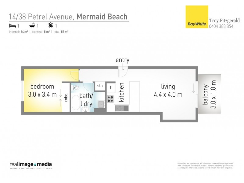14/38-46 Petrel Avenue, Mermaid Beach QLD 4218 Floorplan