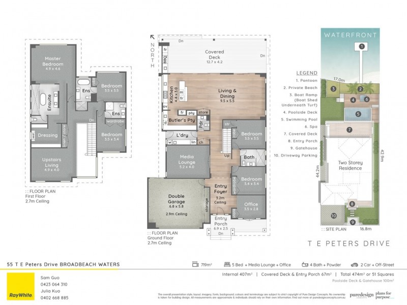 55 T E Peters Drive, Broadbeach Waters QLD 4218 Floorplan