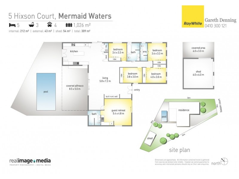 5 Hixson Court, Mermaid Waters QLD 4218 Floorplan