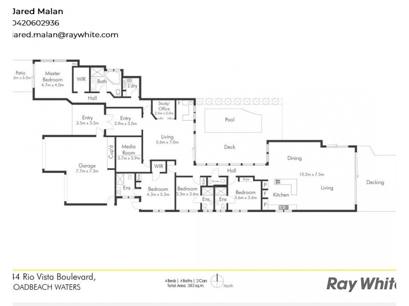 144 Rio Vista Boulevard, Broadbeach Waters QLD 4218 Floorplan