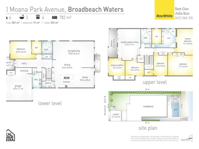 50 Moana Park Avenue, Broadbeach Waters QLD 4218 Floorplan