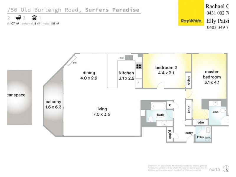 14A Breakers North 50 Old Burleigh Road, Surfers Paradise QLD 4217