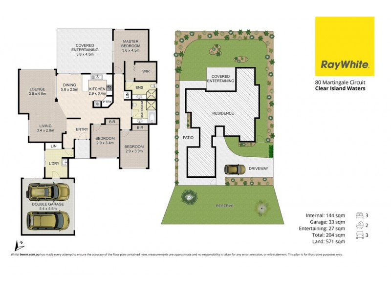 80 Martingale Circuit, Clear Island Waters QLD 4226 Floorplan