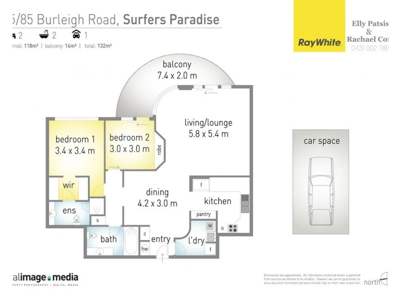 95 Biarritz 85 Old Burleigh Road, Surfers Paradise QLD 4217 Floorplan