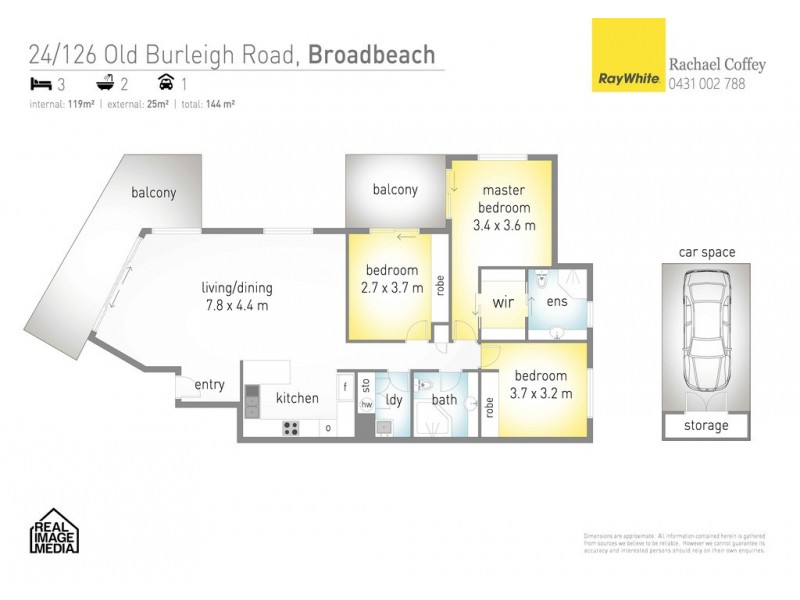 24 La Grande 122-130 Old Burleigh Road, Broadbeach QLD 4218 Floorplan