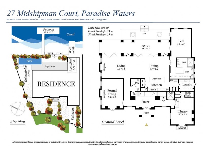 27 Midshipman Court, Paradise Waters QLD 4217 Floorplan