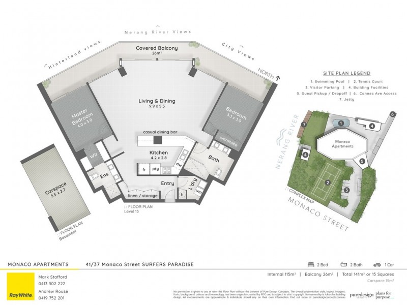 41/37 Monaco Street, Surfers Paradise QLD 4217 Floorplan