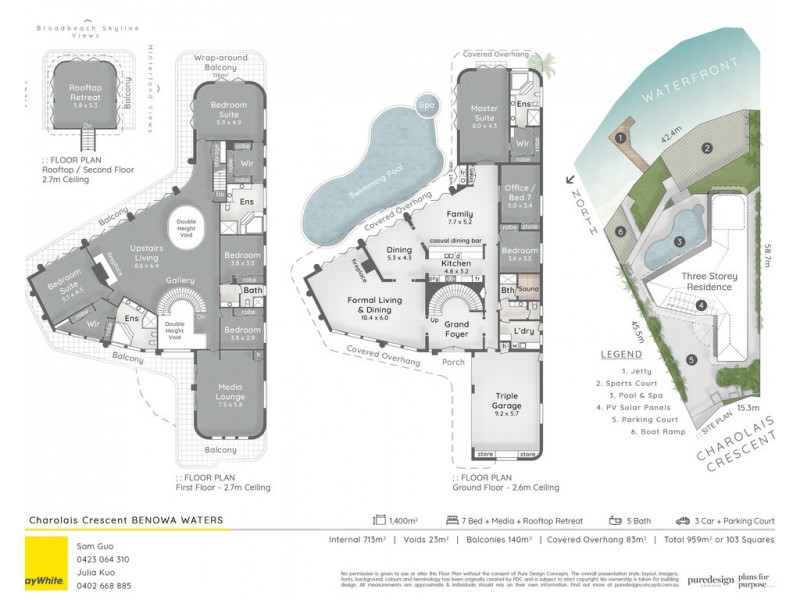 76 Charolais Crescent, Benowa Waters QLD 4217 Floorplan